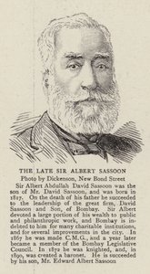 De Wijlen Sir Albert Sassoon door English School